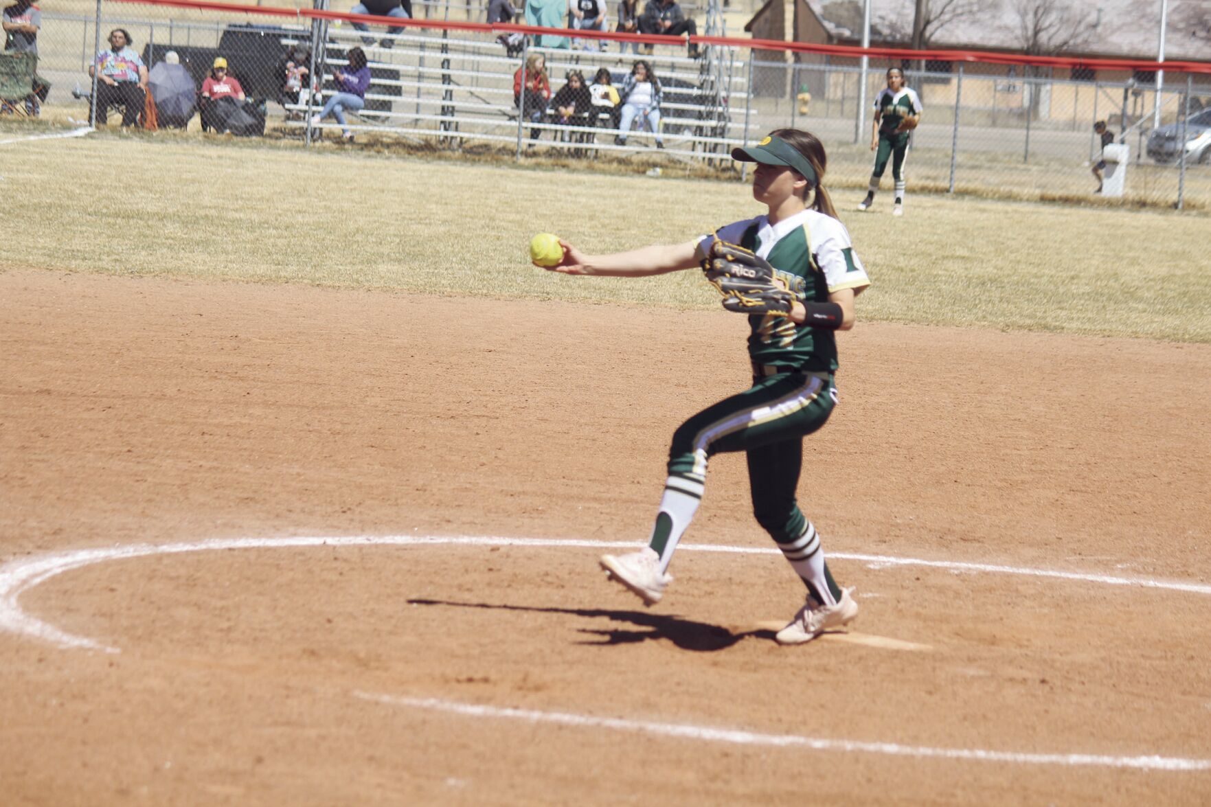Kylee Griego pitching
